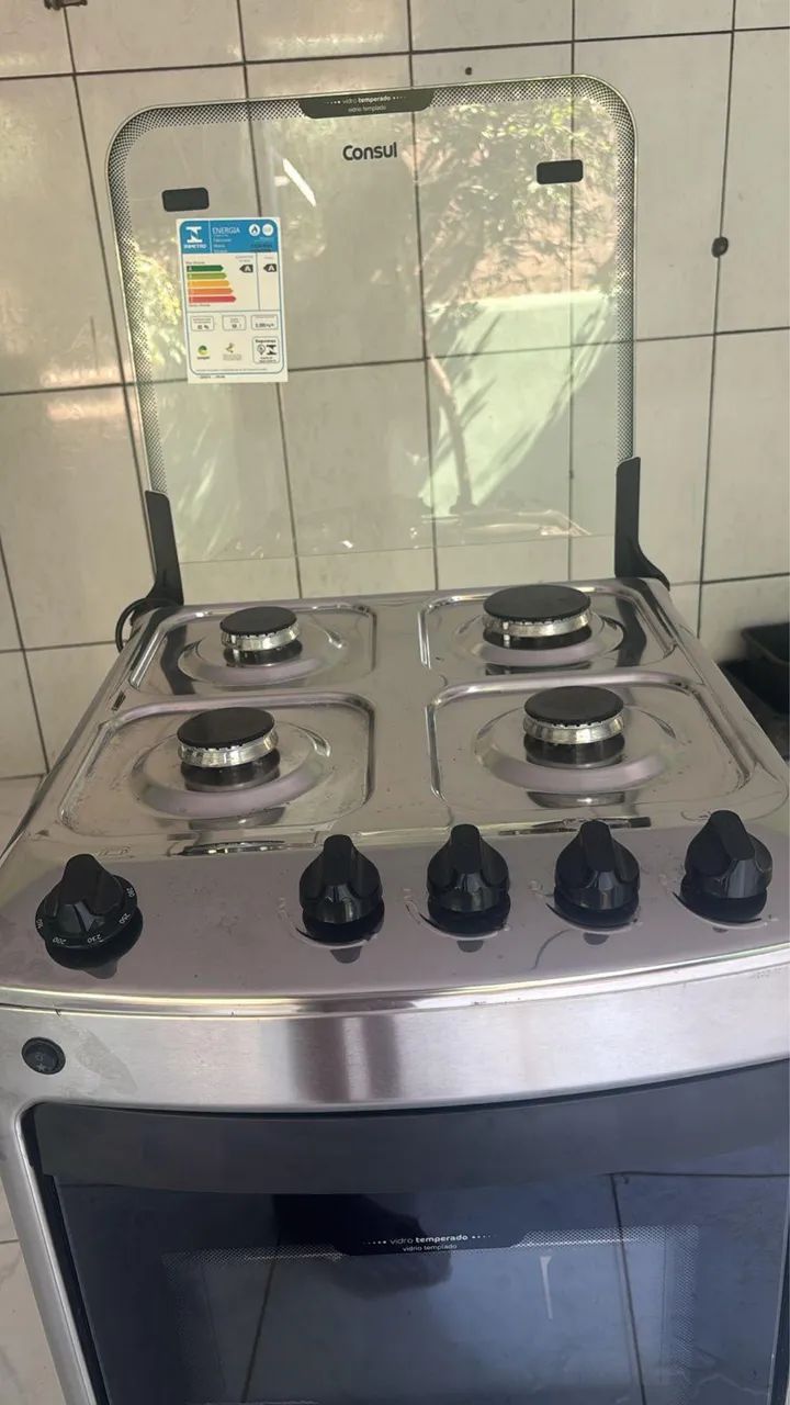 FOGÃO INOX CONSUL 4 BOCAS - Foto 2