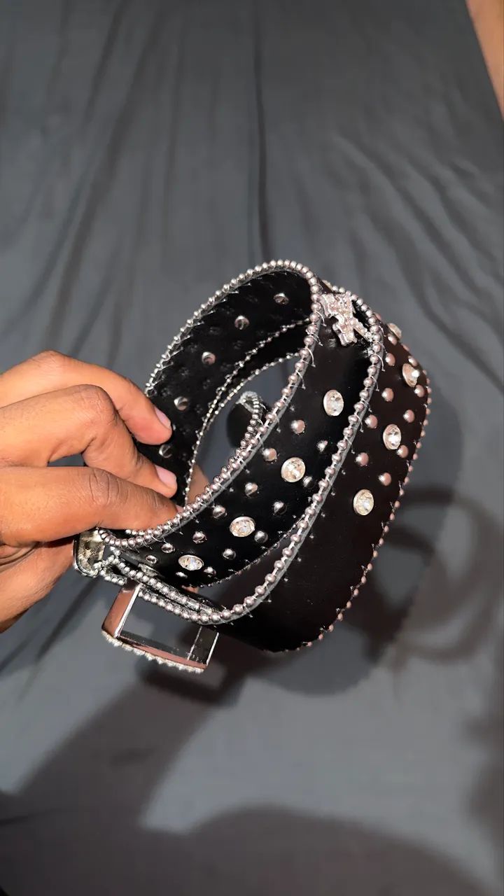 Cinto Cravejado de Strass Y2k - Foto 3
