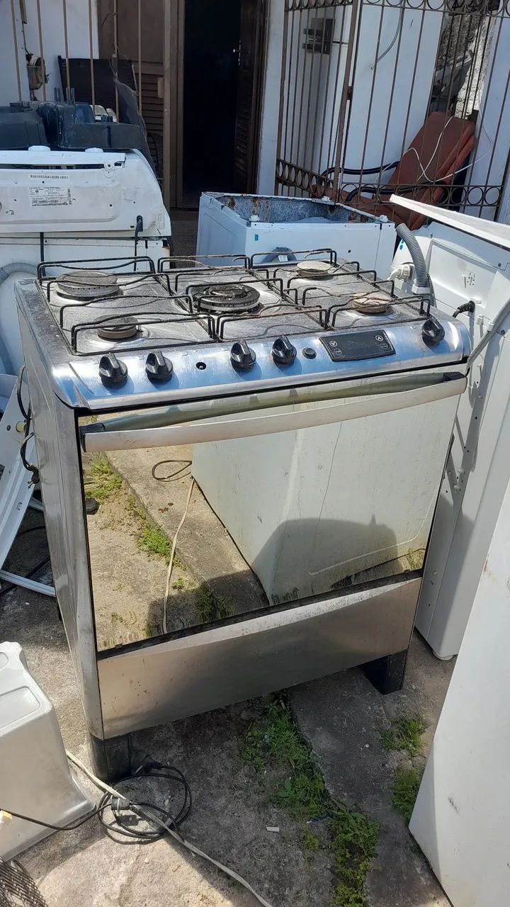 Fogão de 5 bocas espelhado 