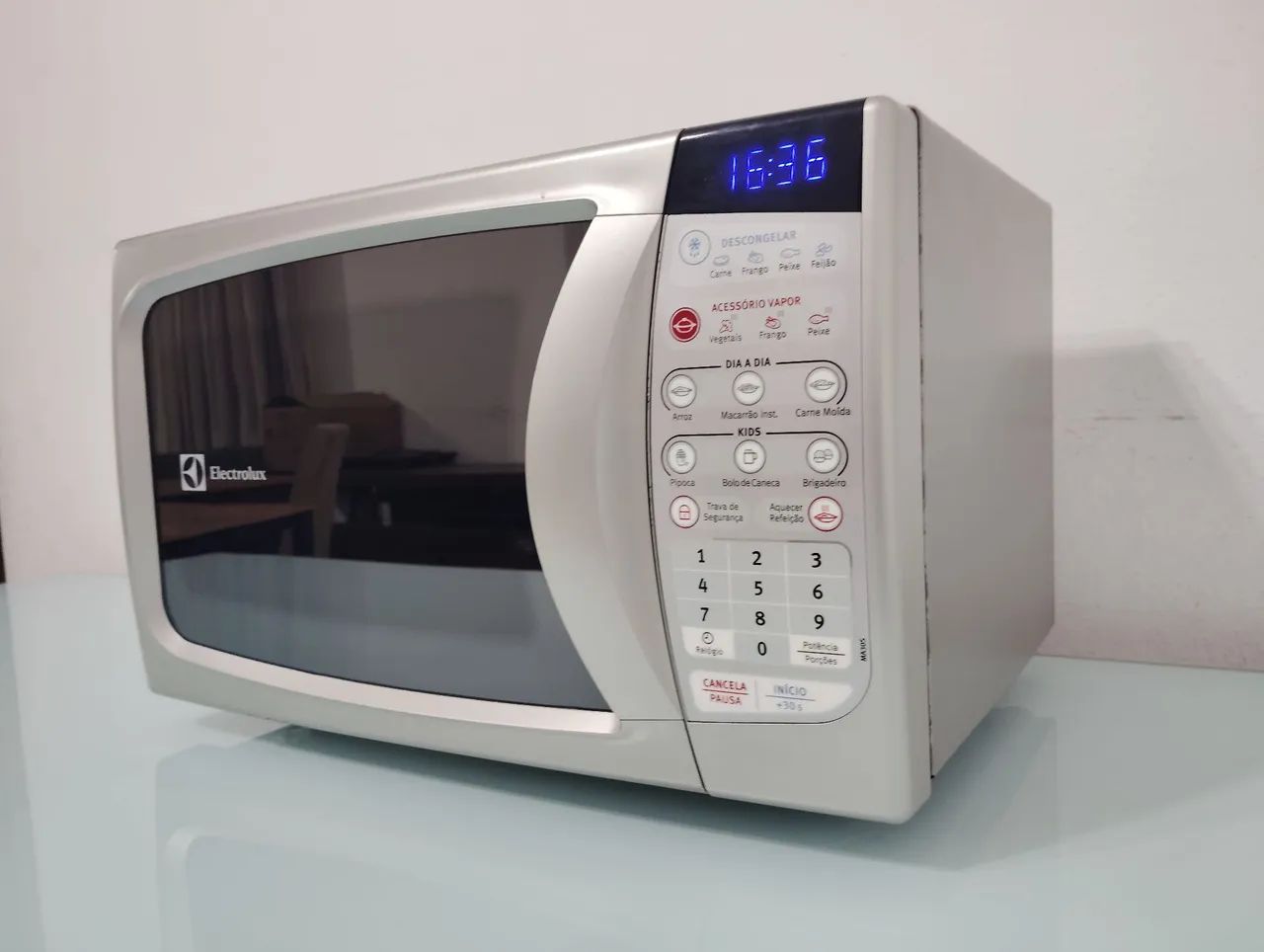 MICROONDAS ELECTROLUX COR INOX 20 LITROS - Fogões e Fornos - Praia da ...