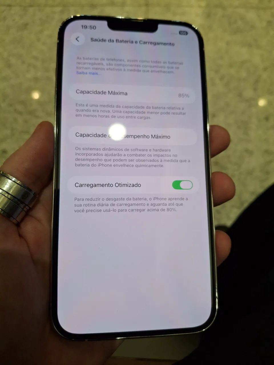 Iphone 13 Pro Max 128gb Prateado PARCELO até 15x no CRÉDITO - Foto 5