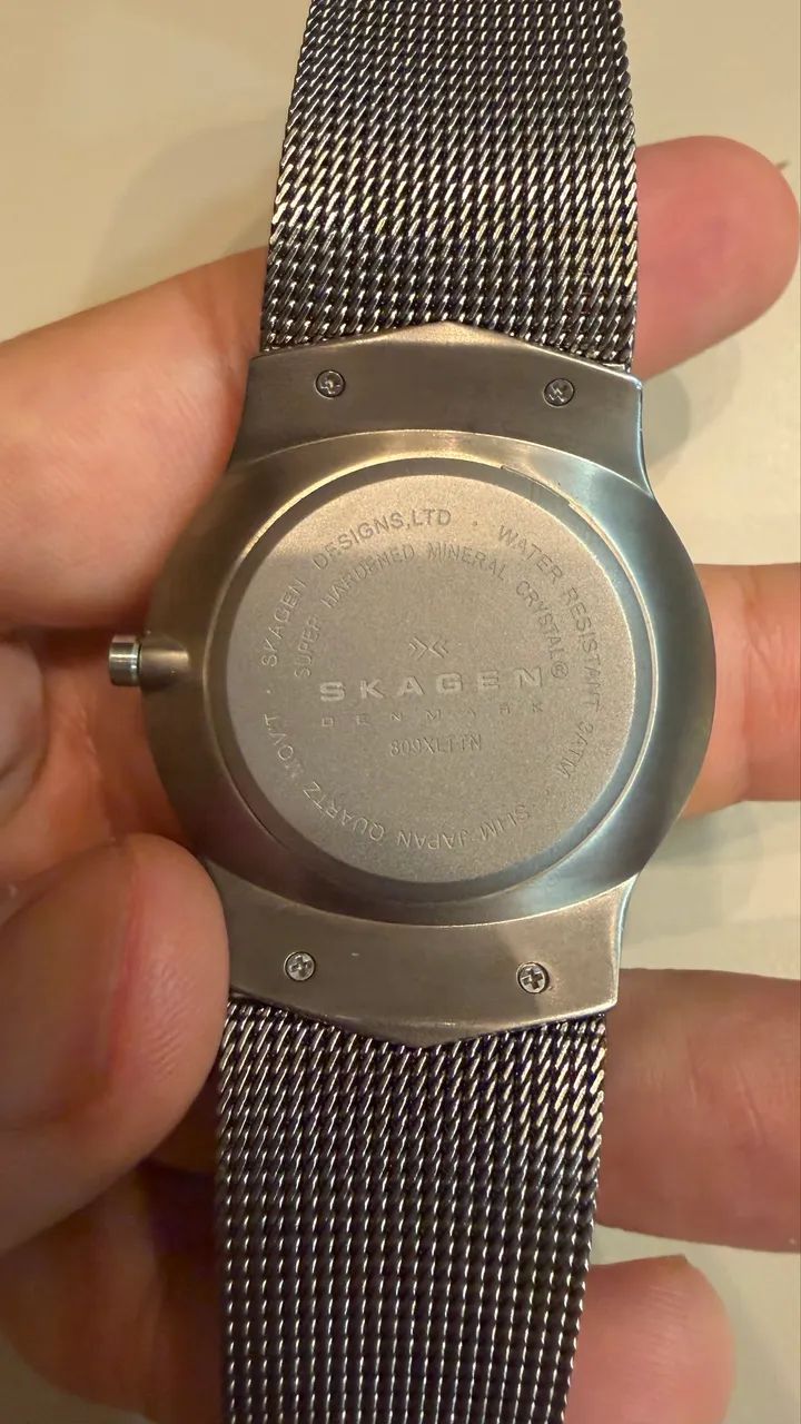 Skagen Titanium Blue dinamarquês - Foto 3