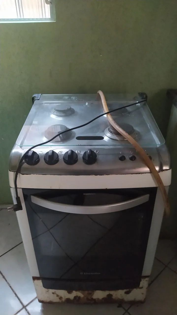 Fogão Electrolux 4 bocas com clik e mangueira  - Foto 2