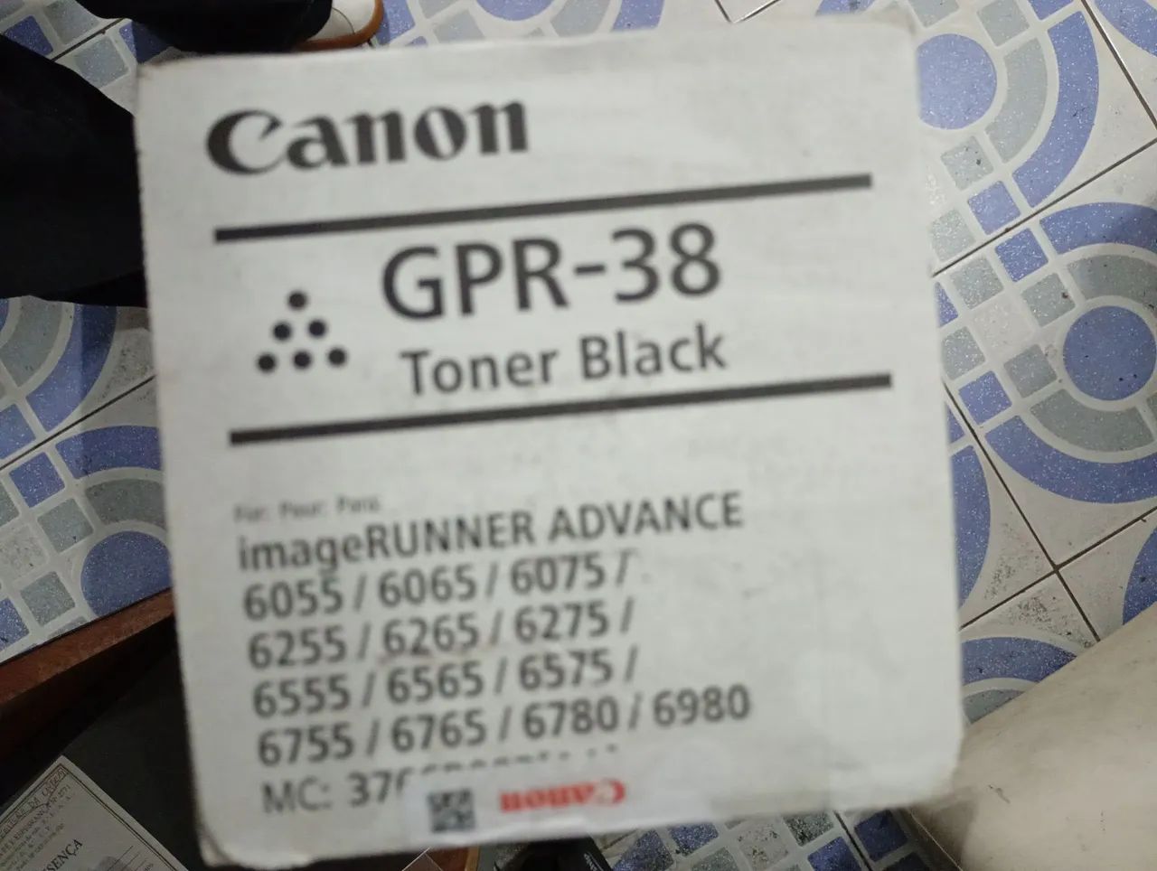 Toner para máquina Canon 