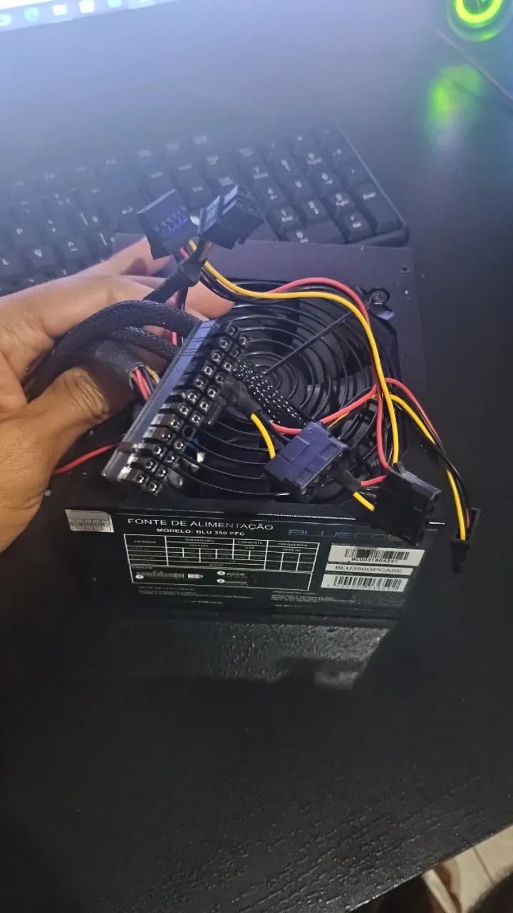 Fonte de Alimentação Bluecase BLU 350 PFC - 350W - Foto 2