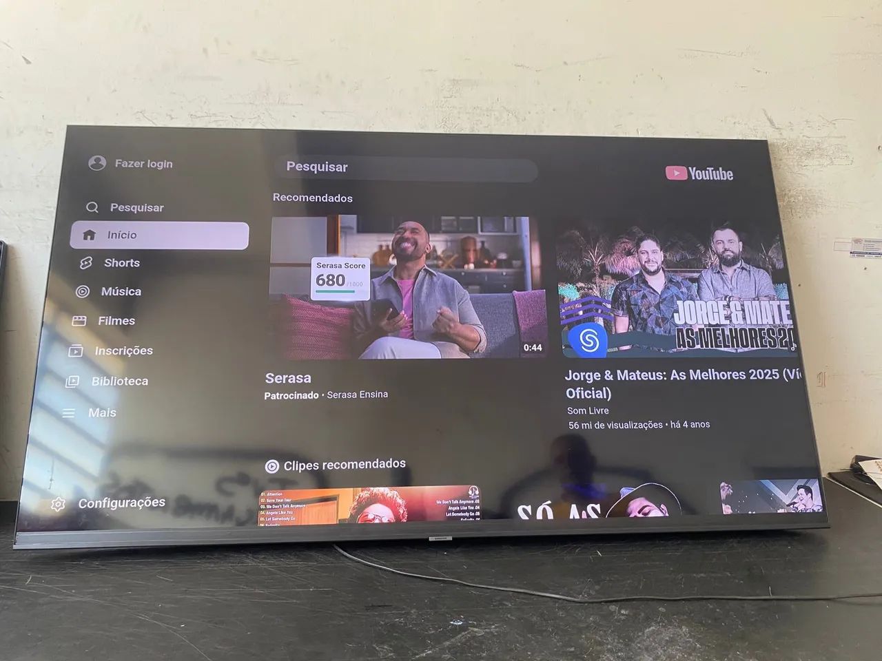 Vendo Smartv Samsung 70 polegadas 4k top de linha em estado de nova conforme fotos R$ 3100 - Foto 3