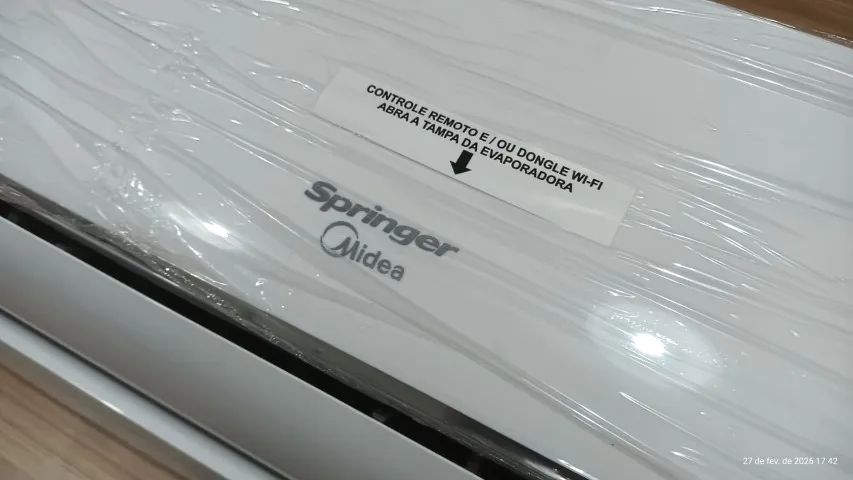 Evaporadora Split Inverter Springer Midea 18.000 Btus R32 220V  NOVA