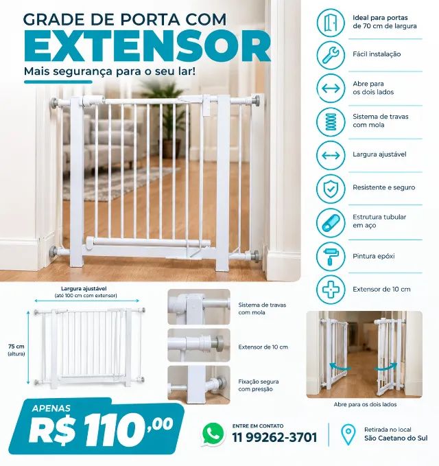 Grade para porta 