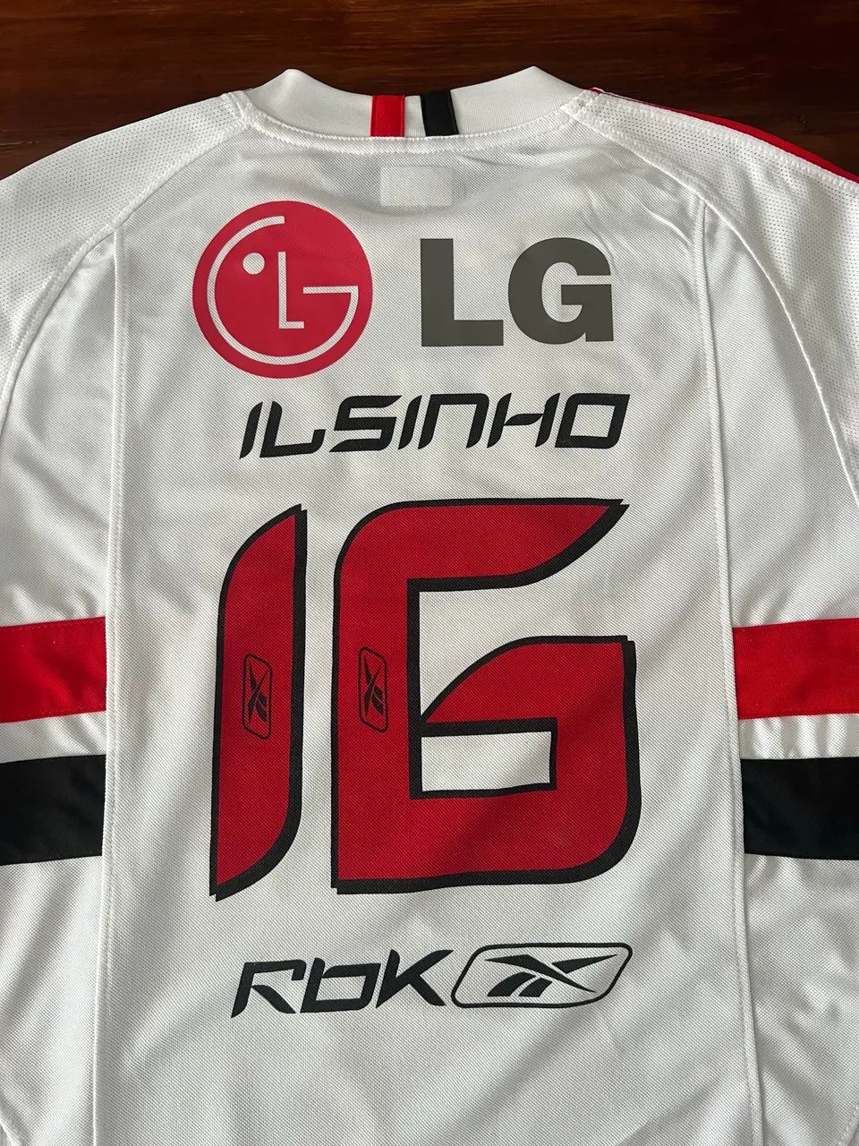 Camisa São Paulo 2006 de jogo Ilsinho 16 - Foto 6