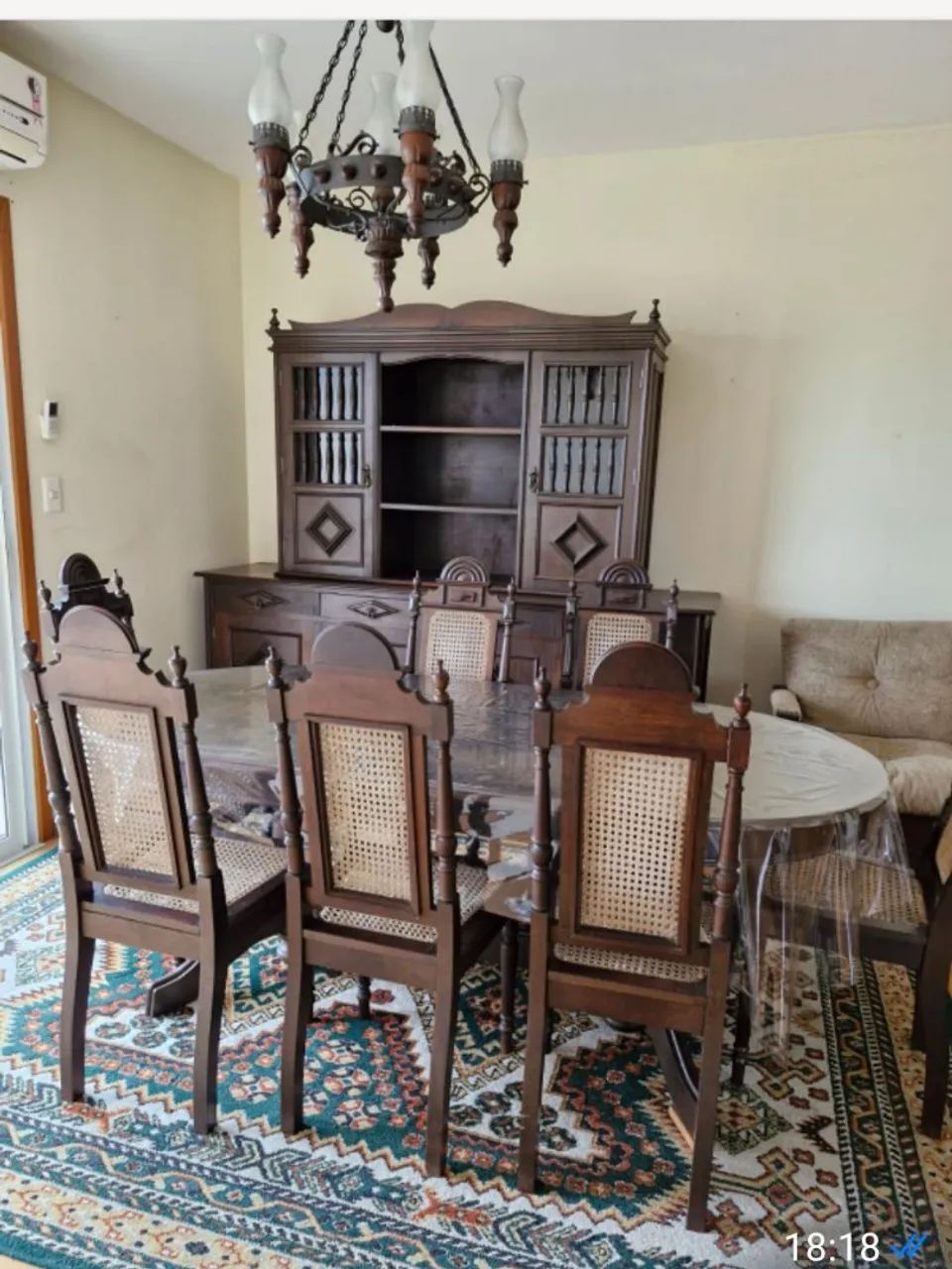 Mesa de jantar 8 lugares 