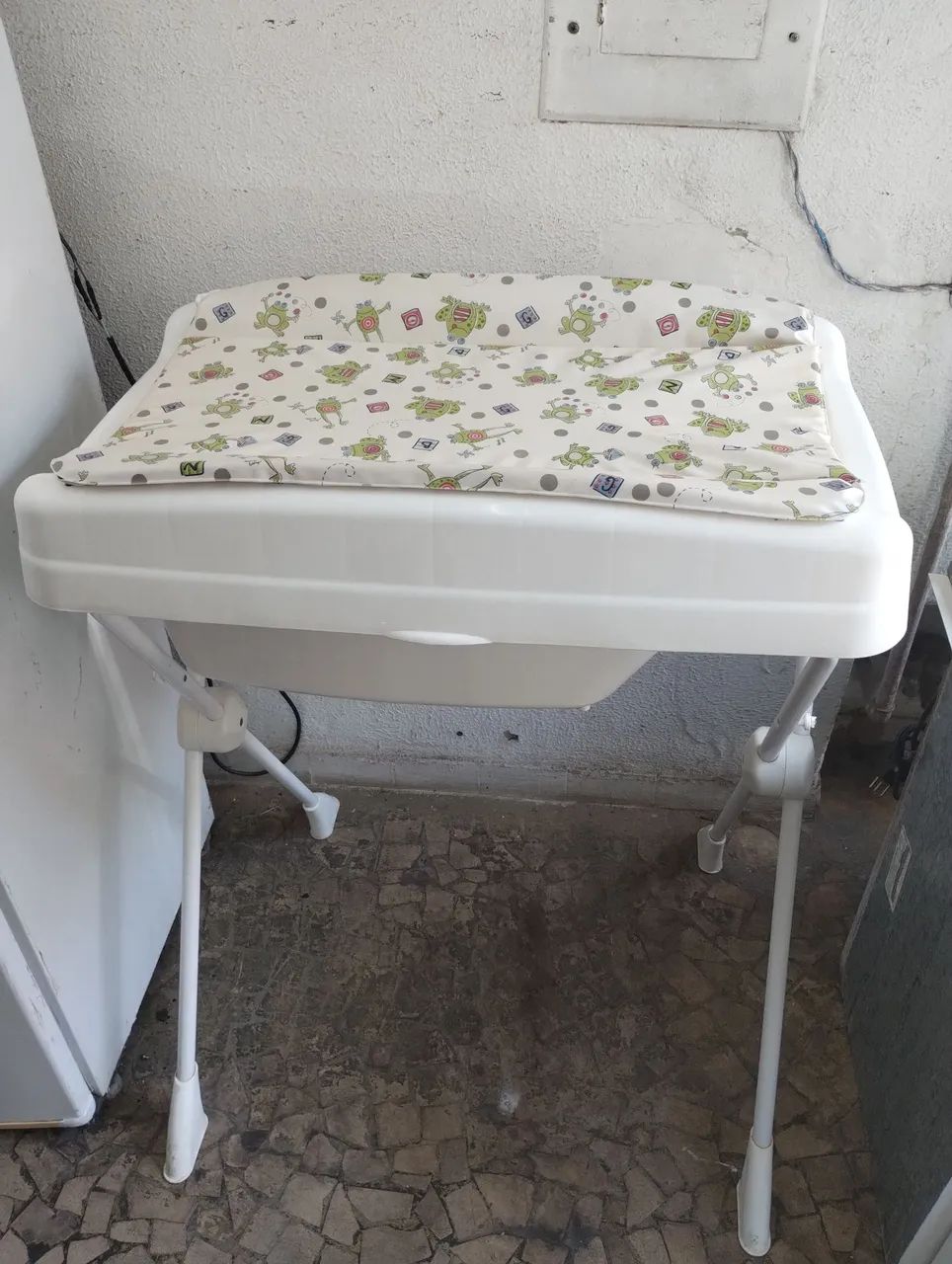 Banheira com trocador 