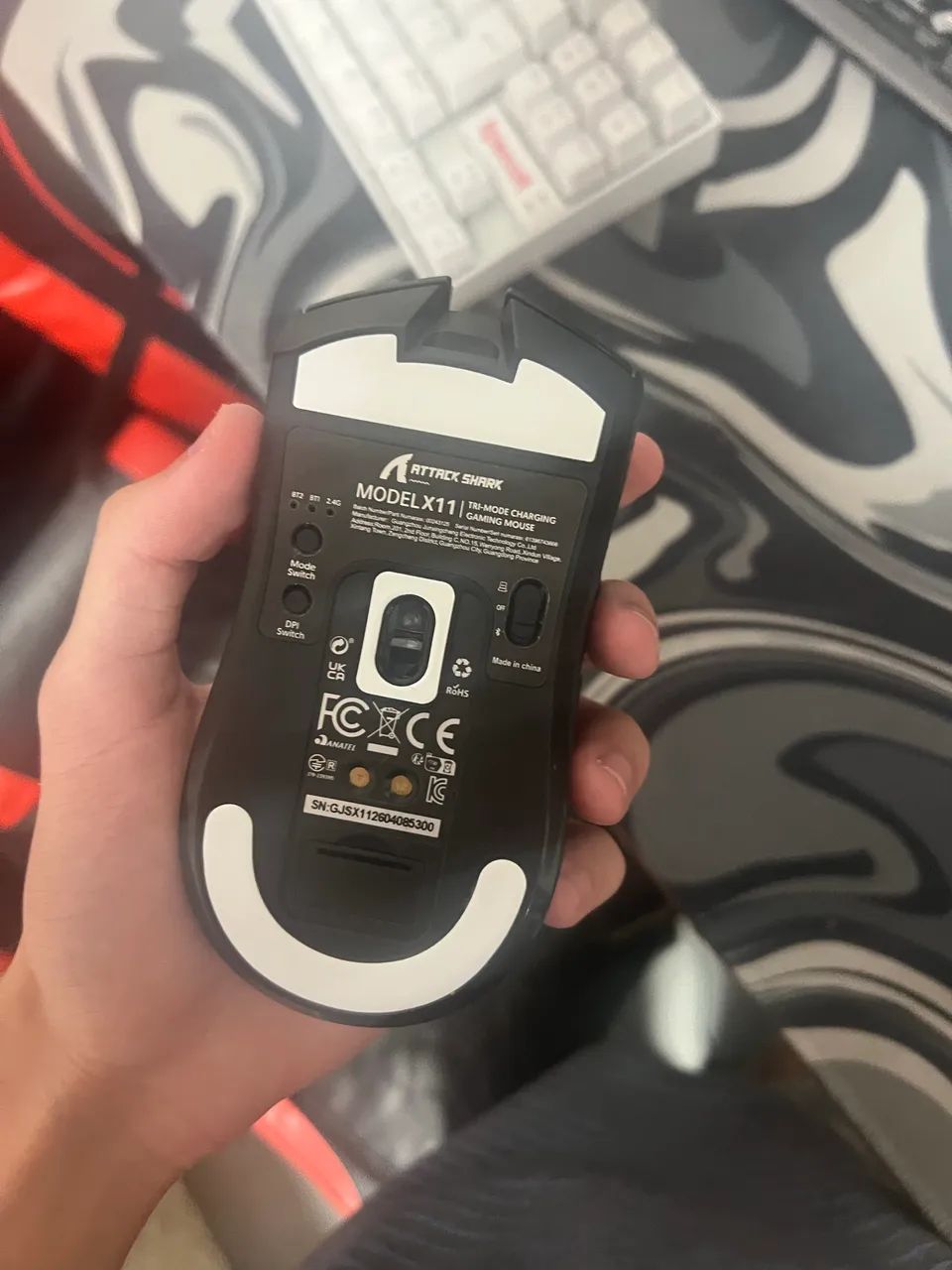 Mouse Gamer Attack Shark x11 - Foto 3