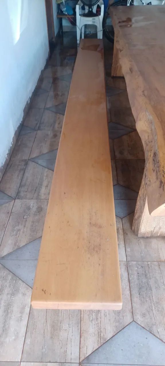Mesa rústica  madeira garapa - Foto 3