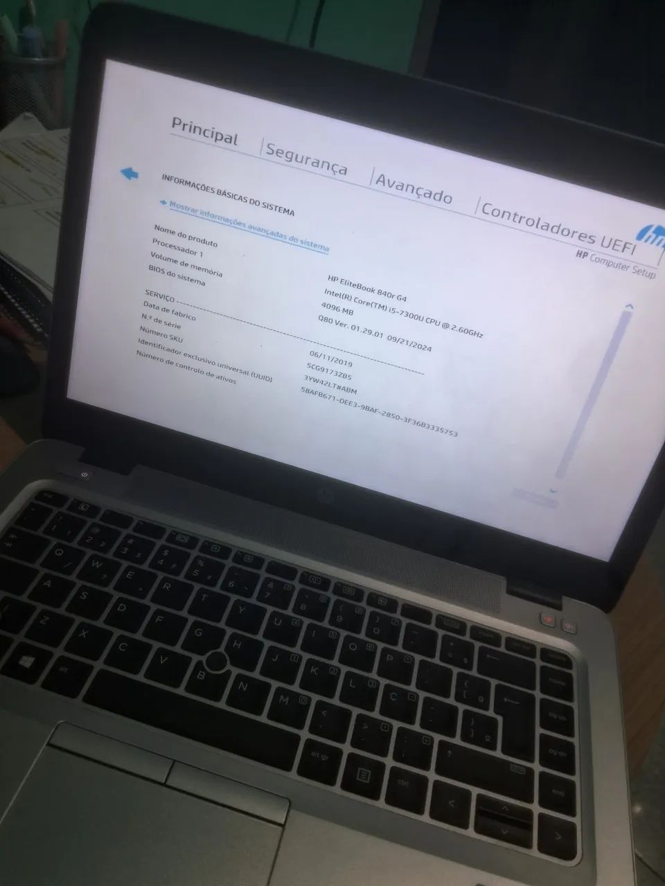 Notebook HP Core i5  VPRO 7 Geração   - Foto 3
