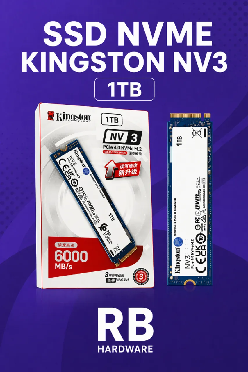 SSD 1TB M.2 NVMe PCIe 4.0 SK Hynix PC801 (Novo / Apenas 49h uso