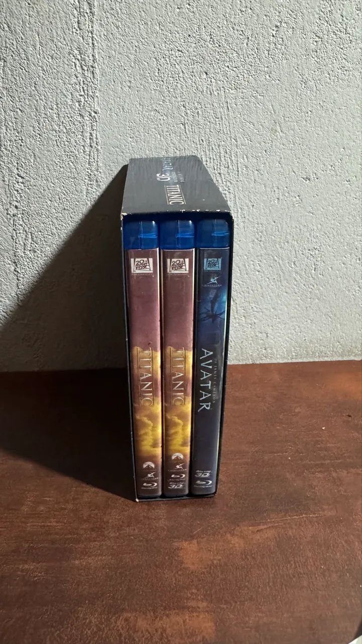 Box Avatar e Titanic Blu Ray 3D - Foto 2