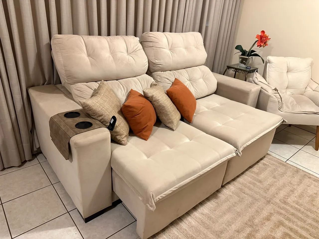 Sofá cama confortável em ótimo estado. - Foto 3
