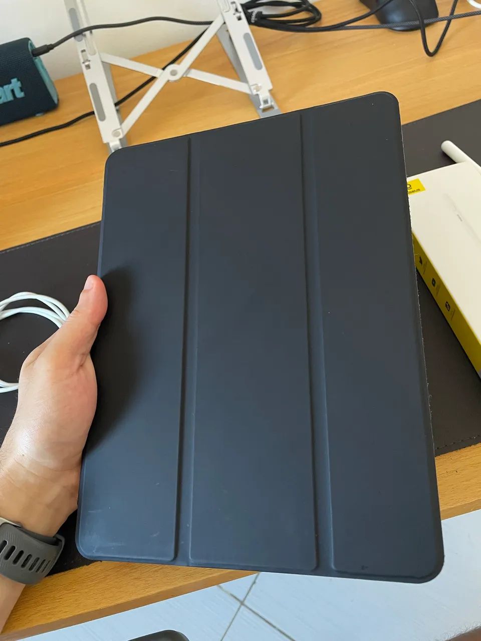 iPad 9 64GB Cinza Espacial + Caneta Magnética e Capa  - Foto 2