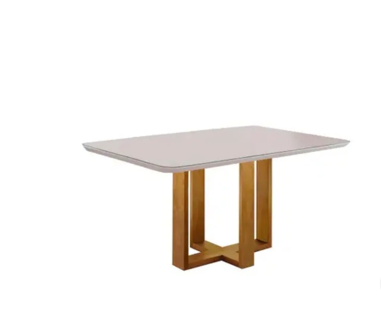 Conjunto Sala de Jantar Mesa Tampo de Vidro 4 Cadeiras - Foto 4
