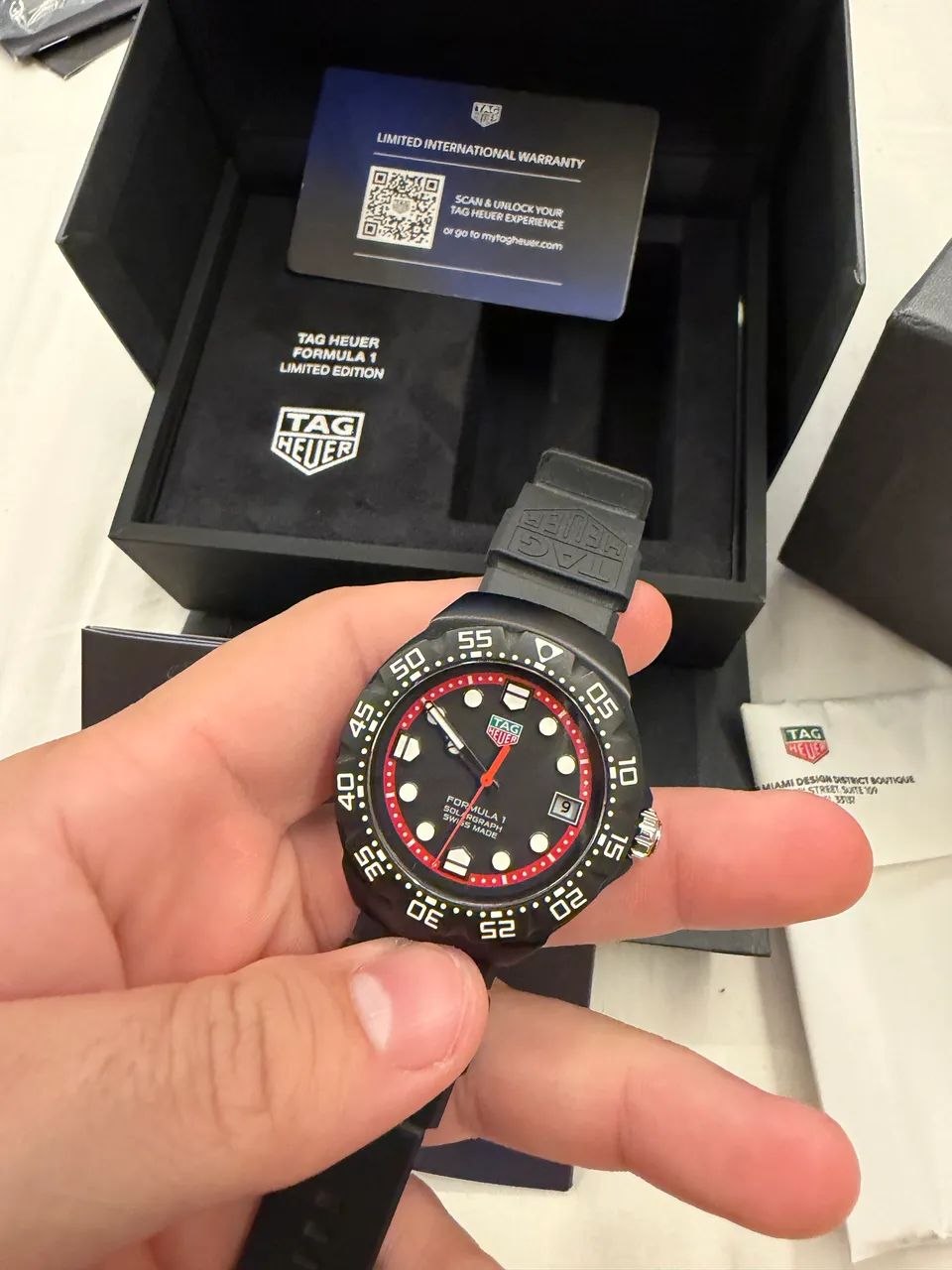 TAG Heuer Formula 1 Solargraph Limited Edition - Edição Limitada (1 de 3.000) - Completo - Foto 5