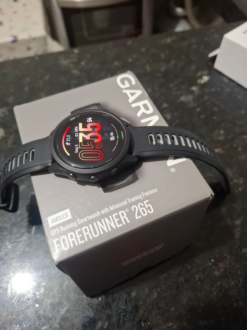 Garmin relógio forerunner 265 music 46mm - Foto 2