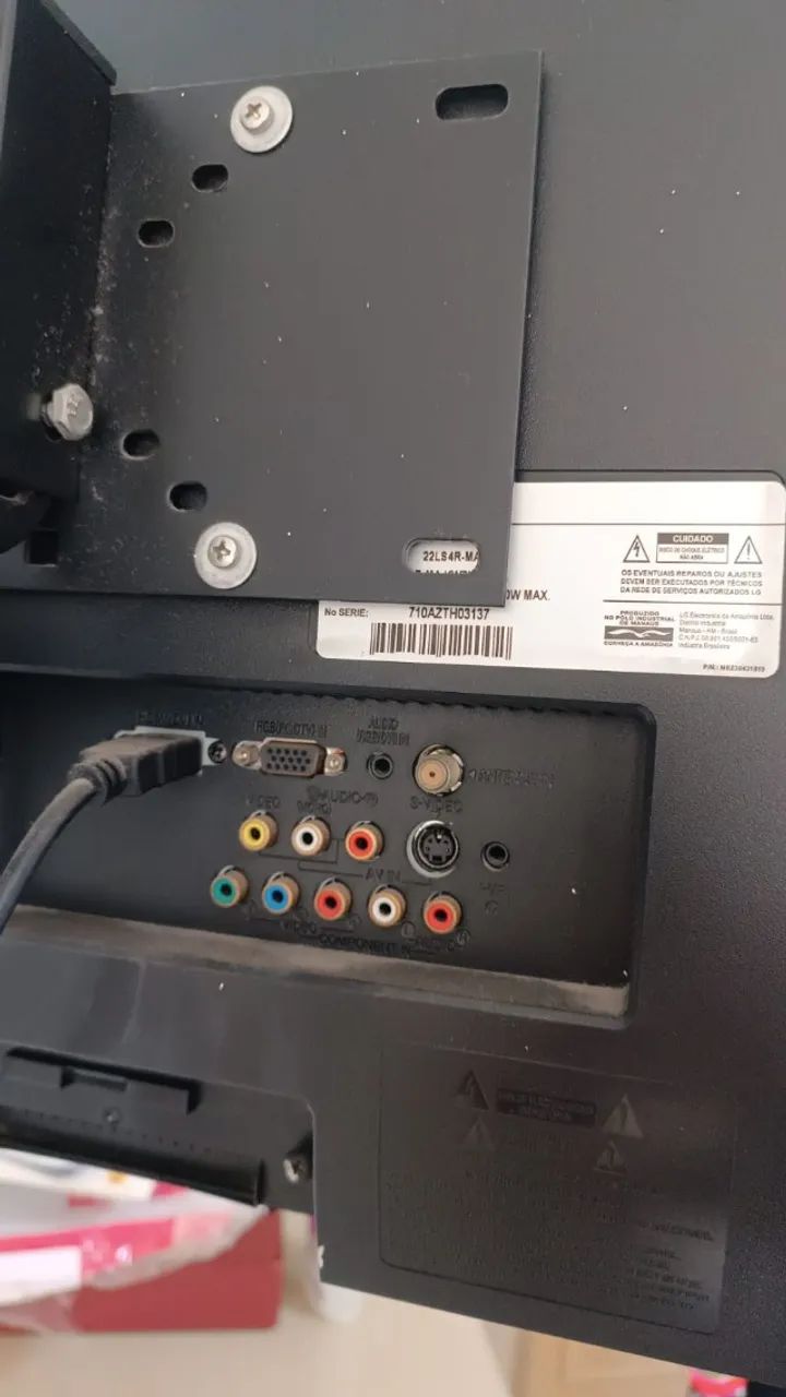 Monitor/TV 22 polegadas LG 22LS4R-MA + suporte parede - Foto 3