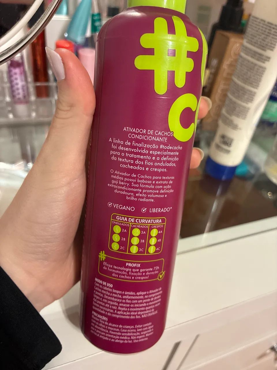 ativador de cachos creme salon line - Foto 2