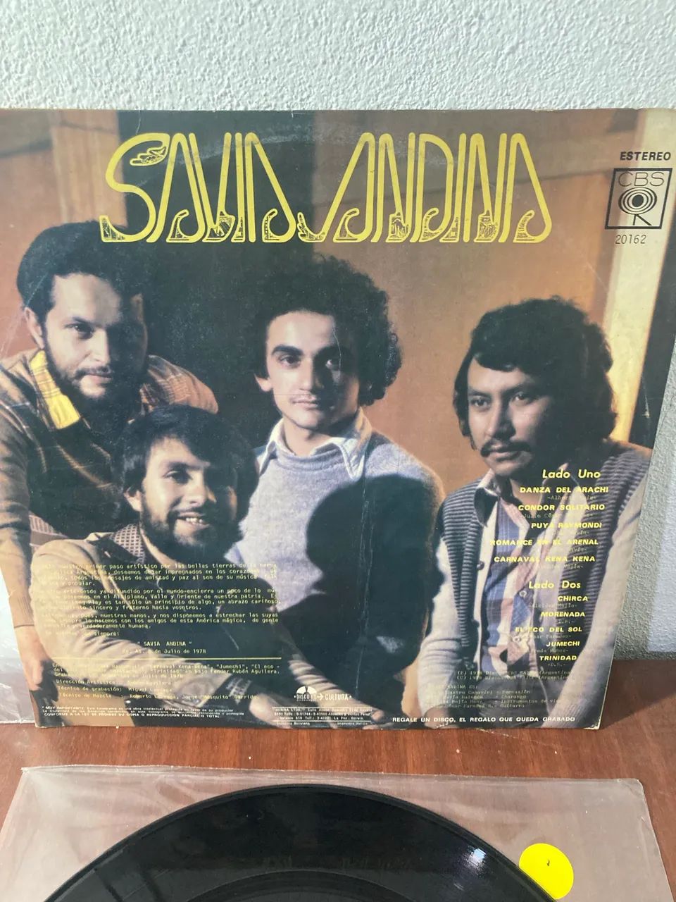 Lp savia andina 1978 - Foto 2