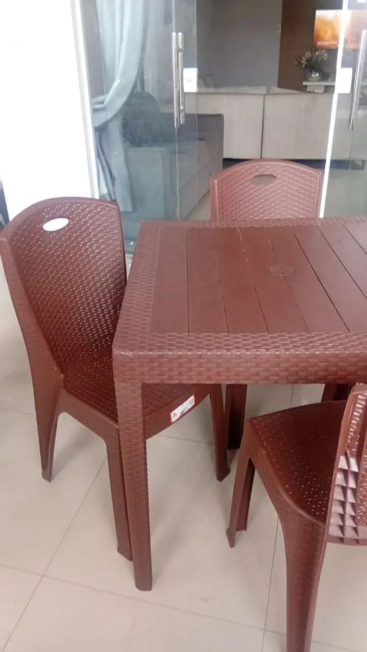 conjunto de cadeira e mesa  - Foto 2