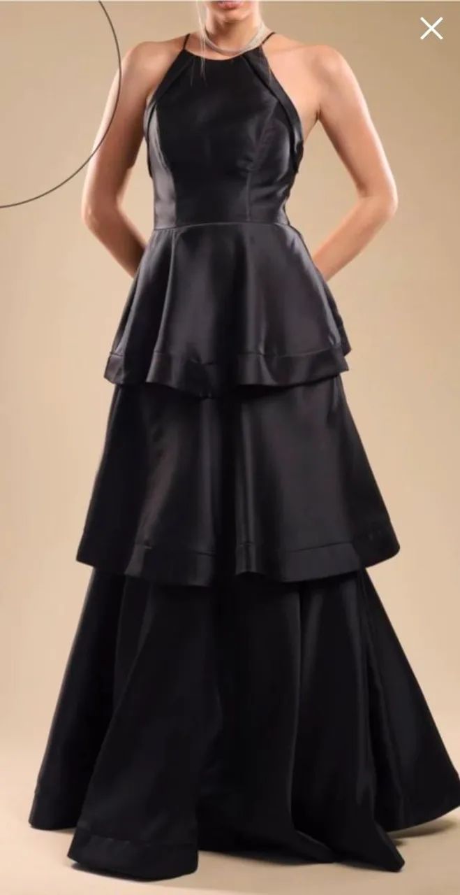Vestido Zimbeline Preto 42 - Foto 2