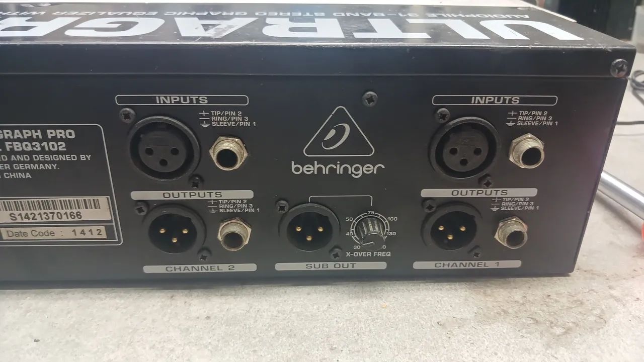 Equalizador behringer fbq3102 - Foto 3