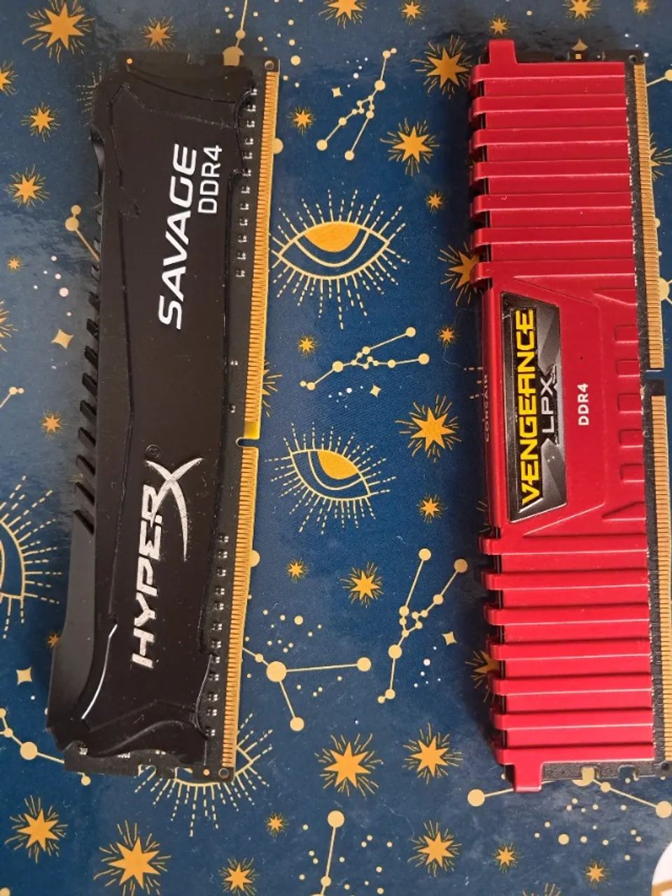 Memória RAM DDR4 4GB - Corsair Vengeance LPX e HyperX Savage - Foto 2