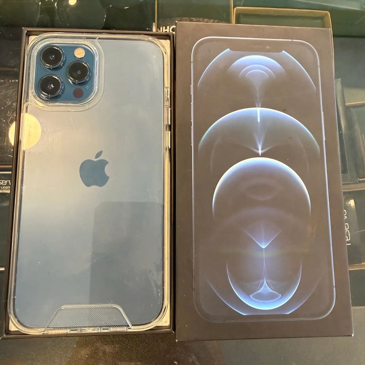 IPHONE 12 PRO MAX 256G PACIFIC BLUE ÓTIMO ESTADO 
