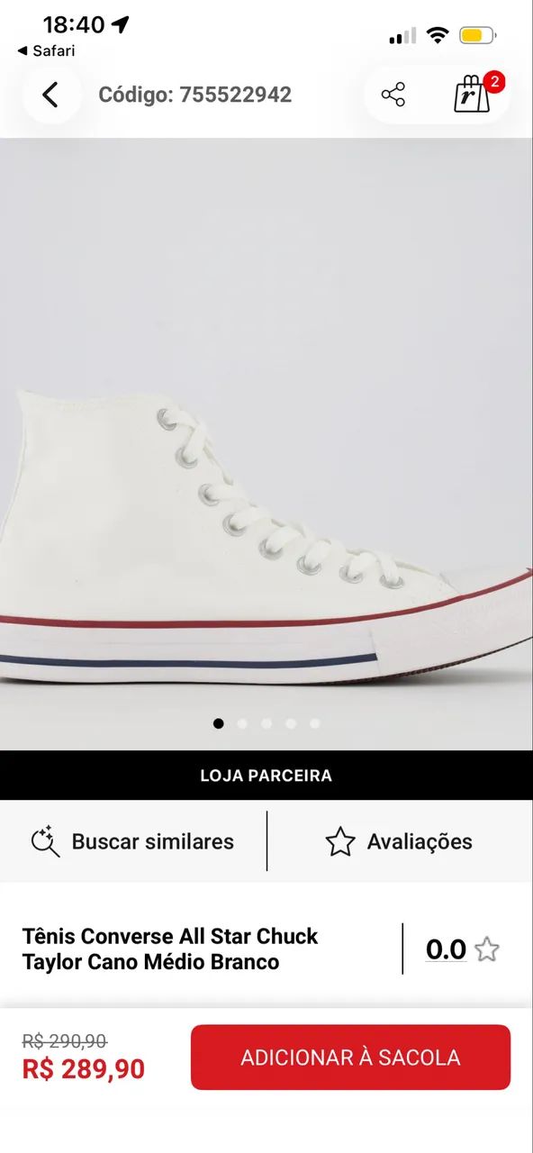Tênis all star converse 