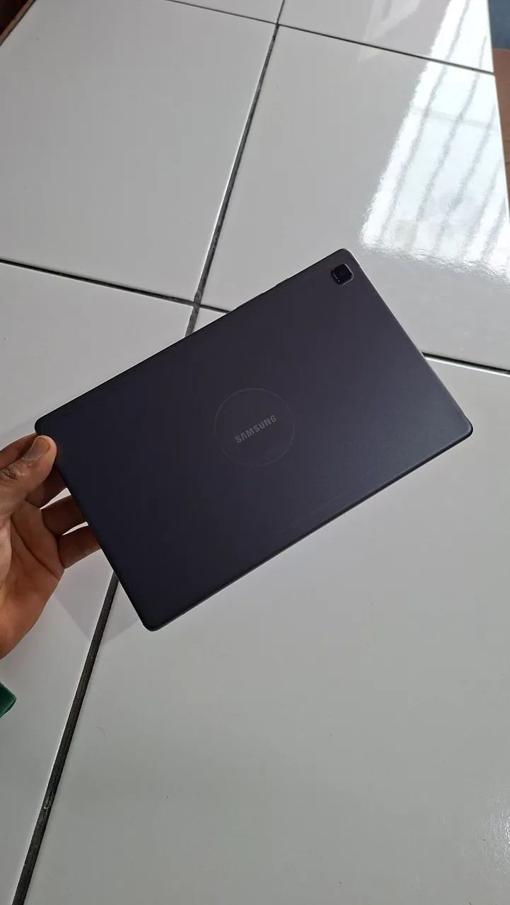 Tab A7 Tablet Samsung 10 pole 64Gbs Chip4G Faz Ligacao (Manchinha no Cantinho da tela) - Foto 5