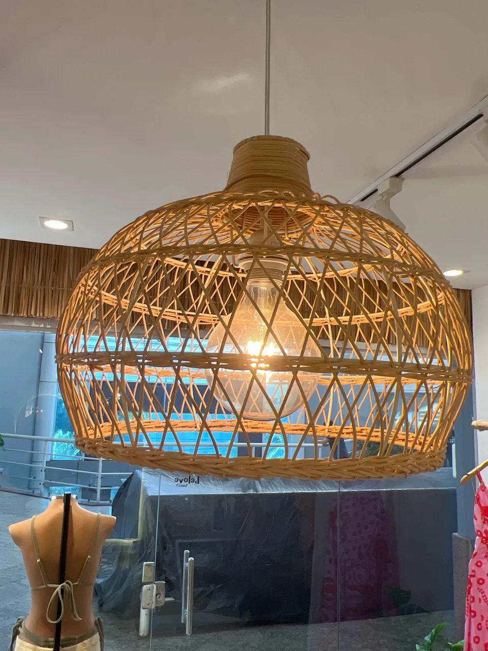 Lustre de bambu  - Foto 2