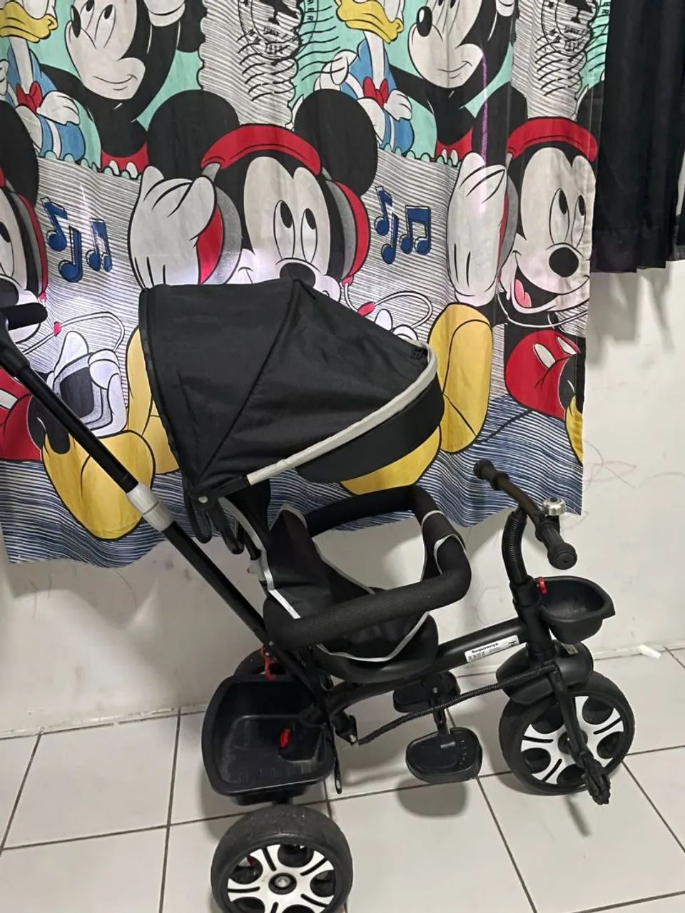 Carrinho de Passeio e Triciclo 2 em 1 - Foto 3