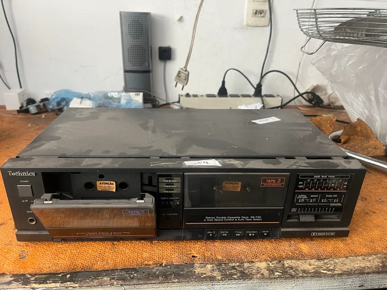 Tape deck techinics rs-t20 sucata