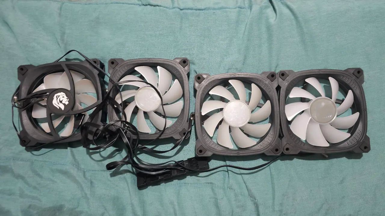 Kit 4 FANS RGB 