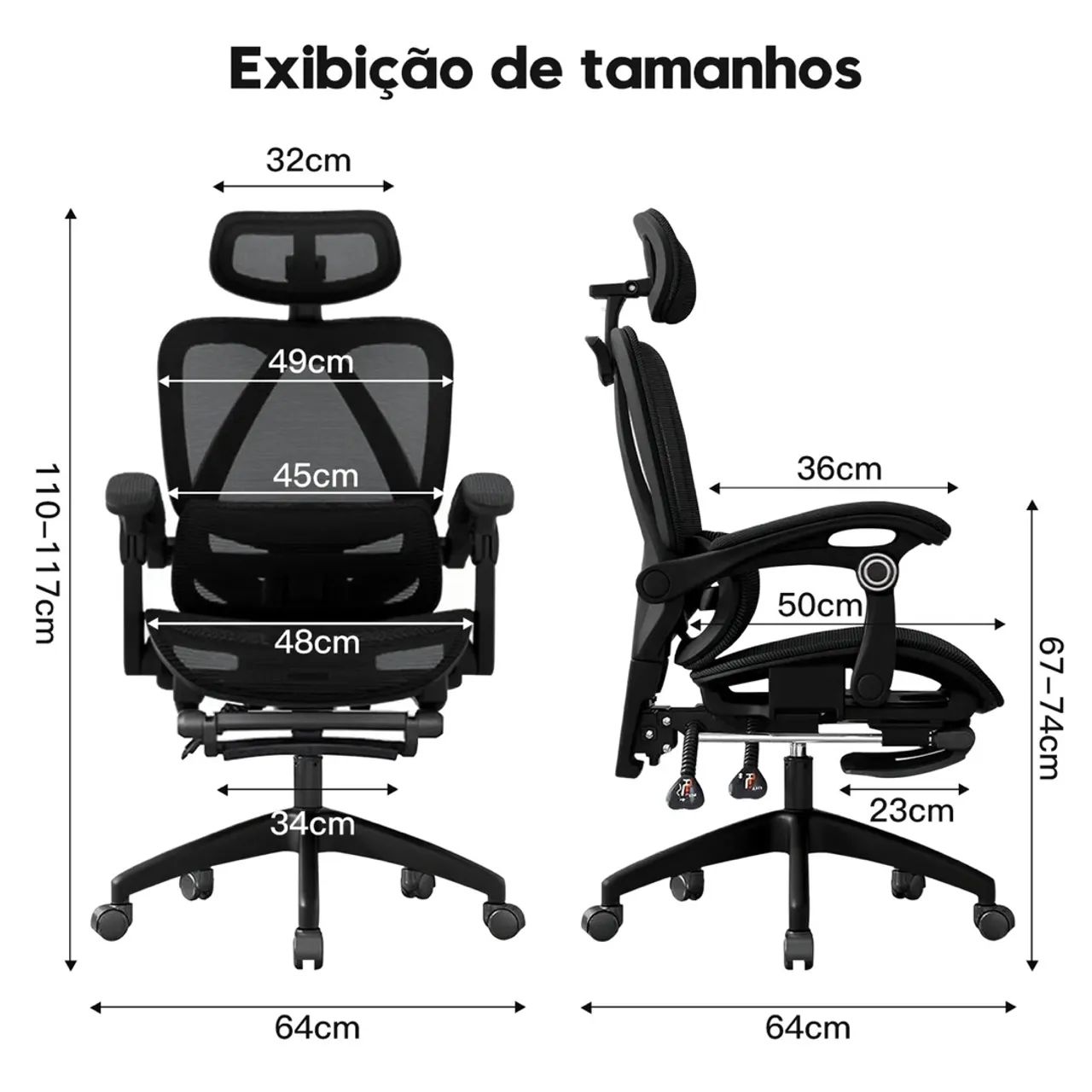 Cadeira Ergonômica  - Foto 2