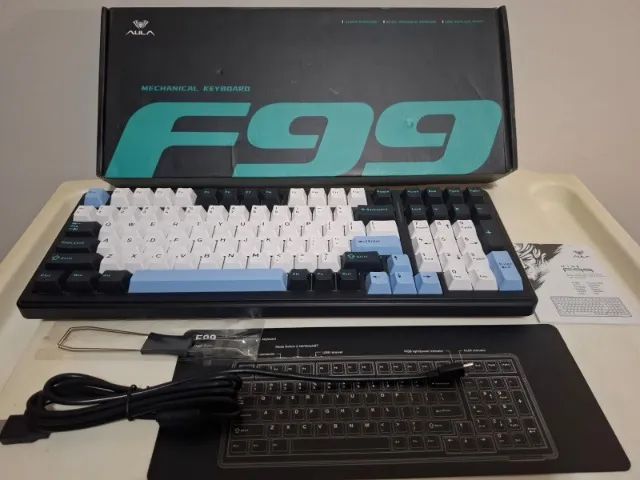 Teclado Mecânico AULA F99 (Tri-Mode) - Foto 2