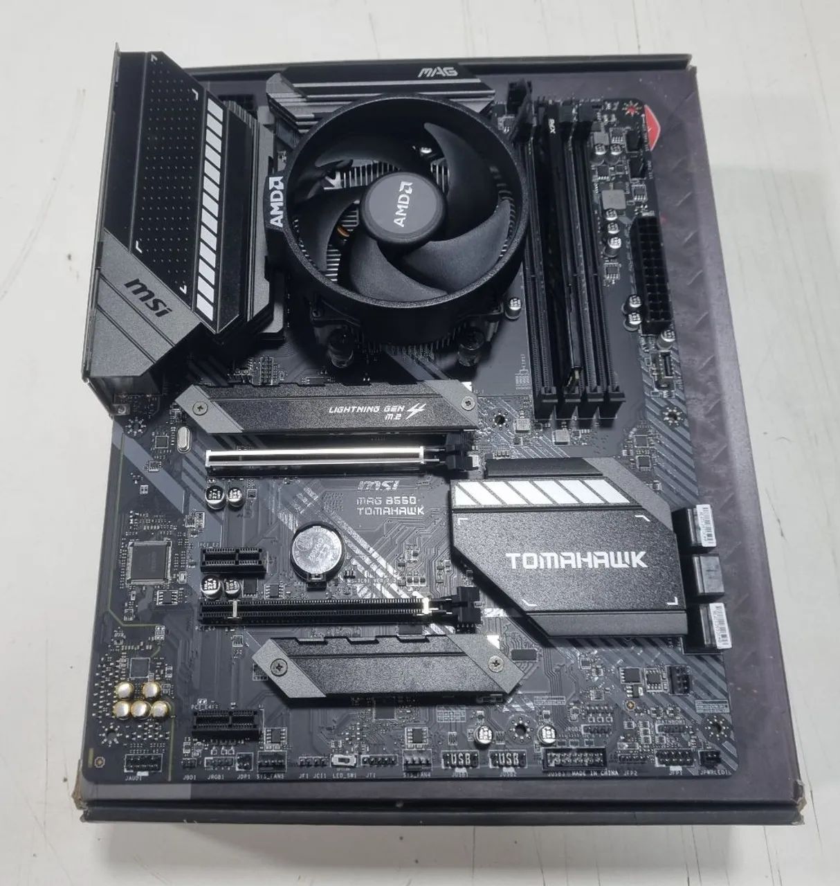 Kit upgrade, ryzen 5, B550M, ssd nvme 1tb - Foto 3