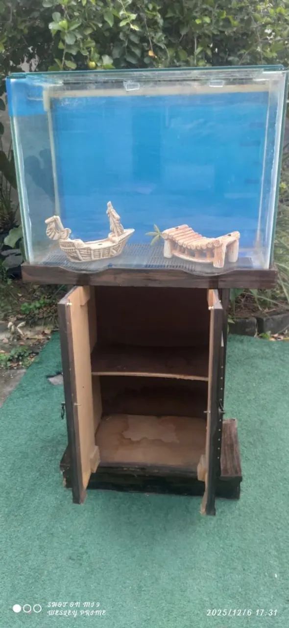 Aquário com suporte  - Foto 5