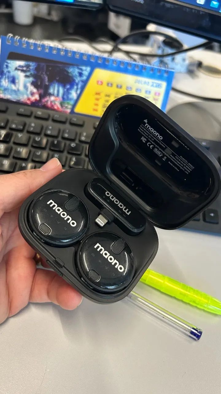 MICROFONE LAPELA PARA GRAVAÇÕES DE VÍDEOS E MÚSICAS
