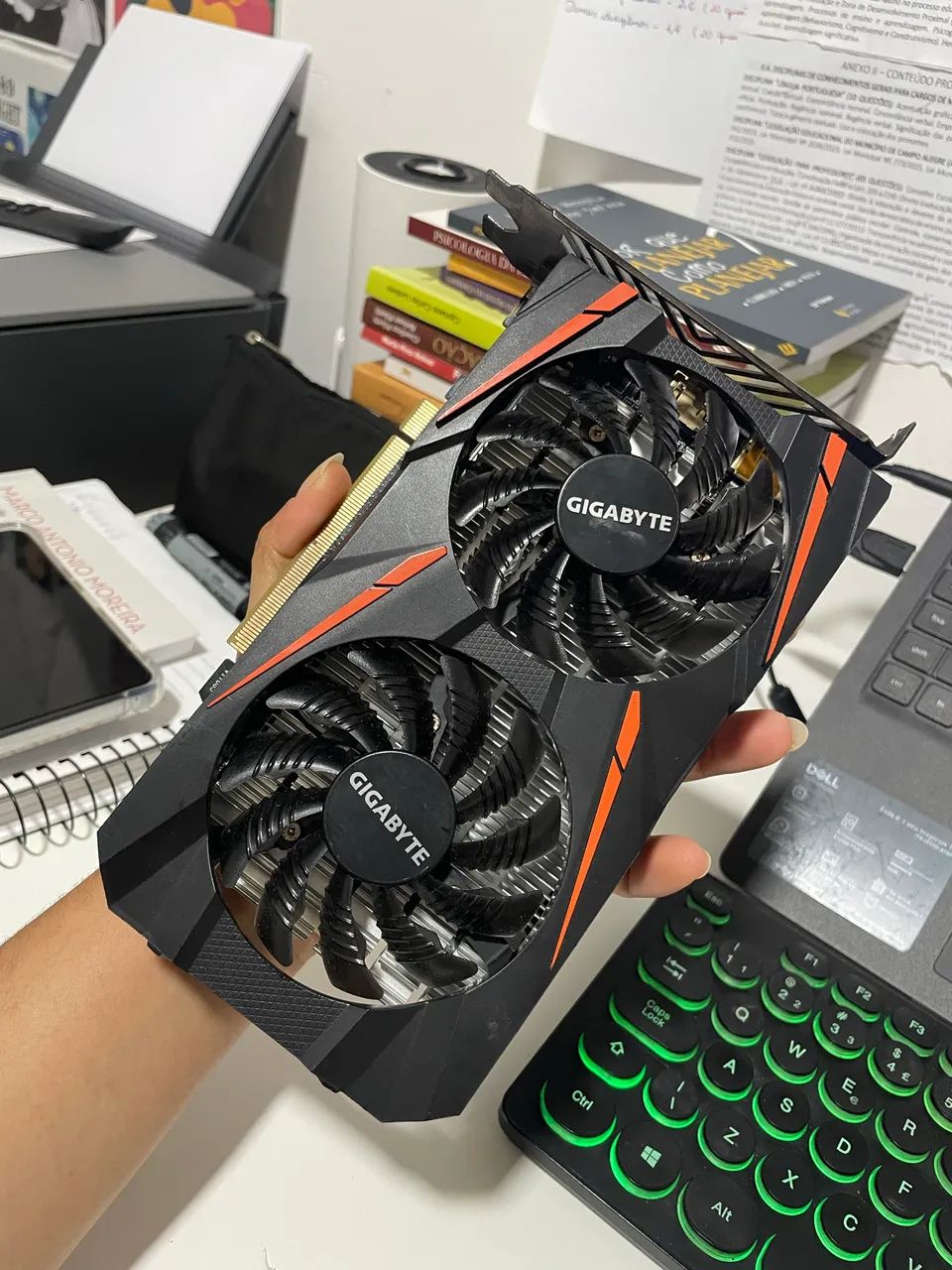 PLACA DE VÍDEO GTX 1050 COM DEFEITO