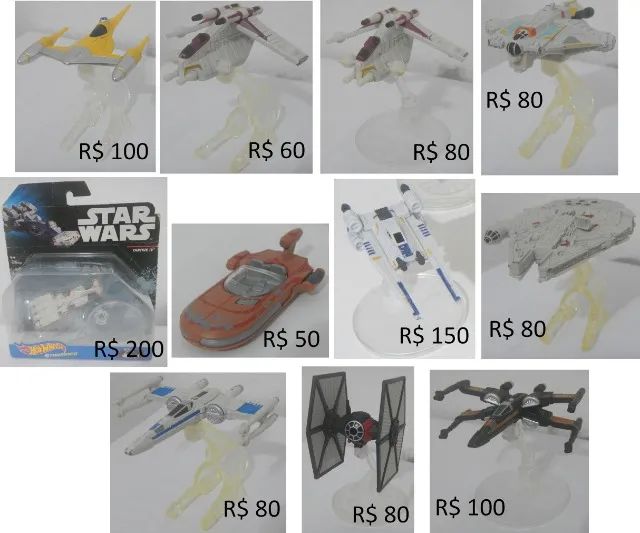 Naves Star Wars Hot Wheels Miniatura