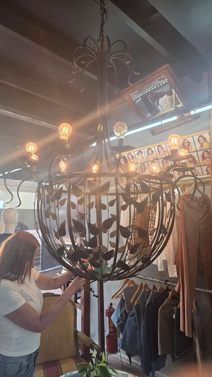 Lustre de ferro  - Foto 4