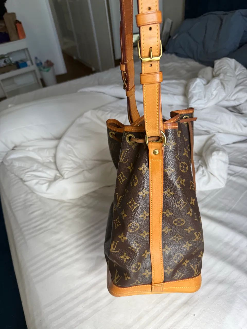 Bolsa Louis Vuitton modelo Noé grande, perfeito estado, original  - Foto 2