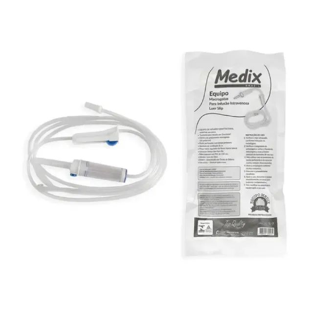 Equipo Macrogotas Luer Slip Caixa com 500 Unidades Labor Import - Foto 2