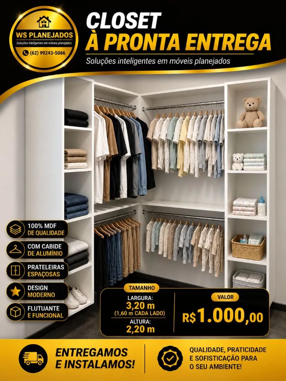 Closet a pronta entrega  - Foto 4